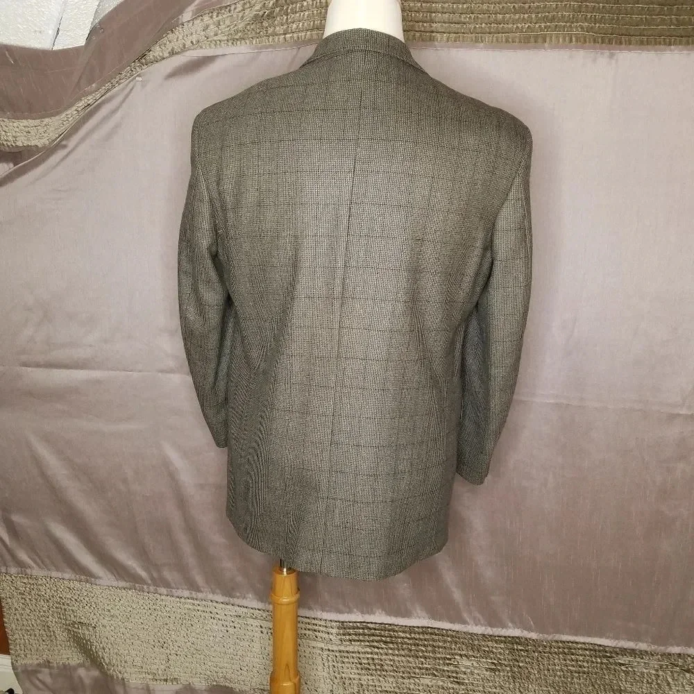 OSCAR‎ DE LA RENTA Plaid  Dress Coat